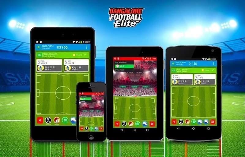 Bangalore Football Elite Device Optimization Bangalore Football Elite running on various mobile devices showing optimization for different screen sizes