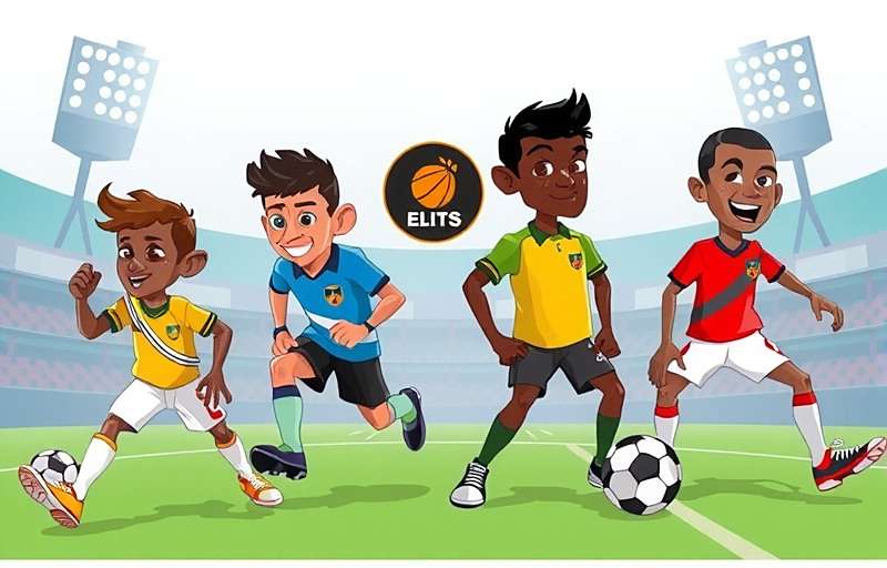 Bangalore Football Elite Animated Series Concept art for Bangalore Football Elite animated series featuring characters from different parts of Bangalore