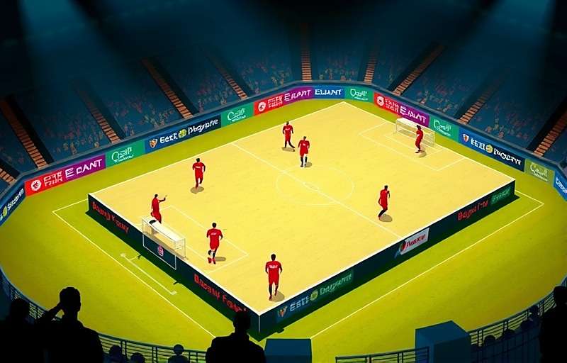 Bangalore Football Elite Stadium Tactics Bangalore Football Elite stadium mode showing tactical possession play and wide attacks
