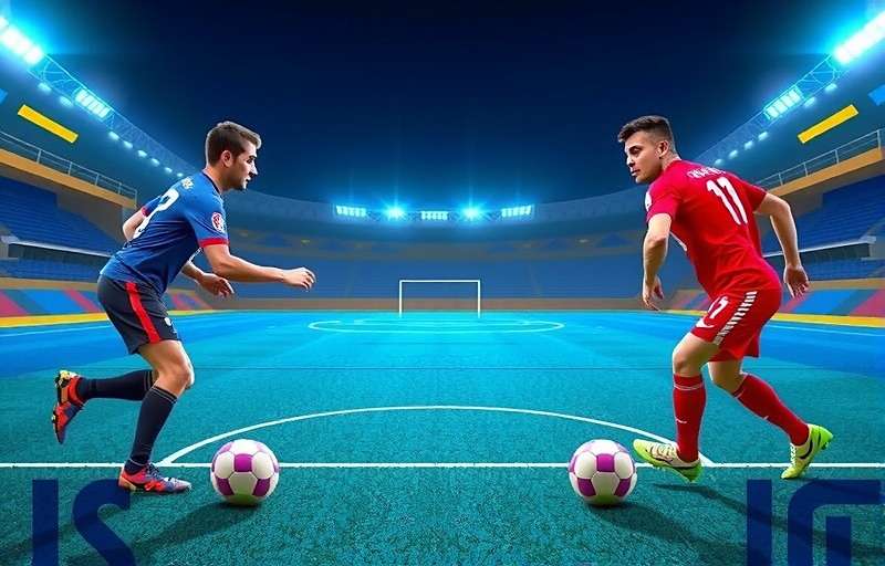 Bangalore Football Elite Multiplayer Bangalore Football Elite multiplayer mode showing teams from different city neighborhoods competing